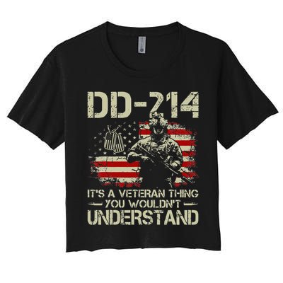 DD 214 Its A Veteran Thing You Wouldnt Understand DD 214 Crop Top