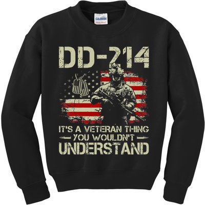 DD 214 Its A Veteran Thing You Wouldnt Understand DD 214 Kids Sweatshirt