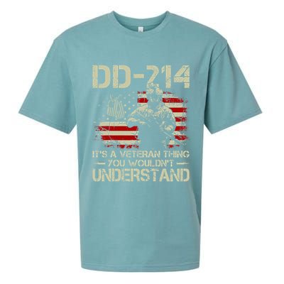 DD 214 Its A Veteran Thing You Wouldnt Understand DD 214 Sueded Cloud Jersey T-Shirt
