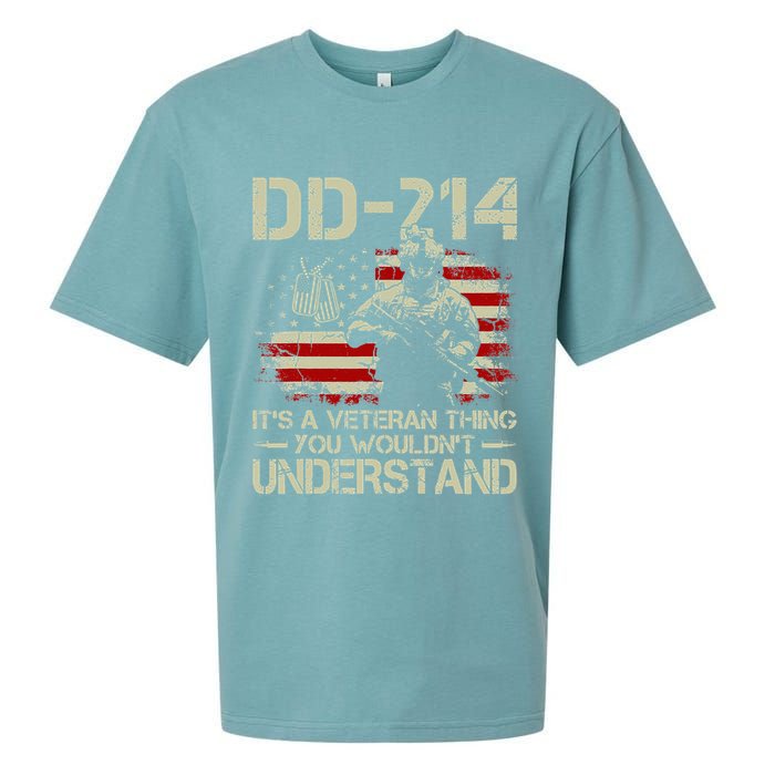 DD 214 Its A Veteran Thing You Wouldnt Understand DD 214 Sueded Cloud Jersey T-Shirt