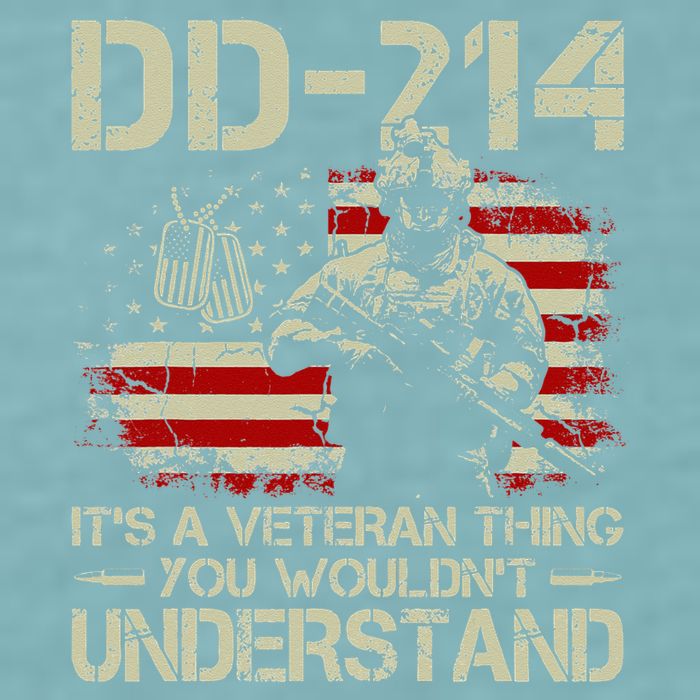 DD 214 Its A Veteran Thing You Wouldnt Understand DD 214 Sueded Cloud Jersey T-Shirt