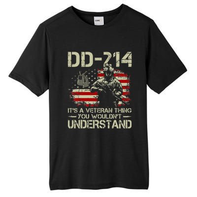 DD 214 Its A Veteran Thing You Wouldnt Understand DD 214 Tall Fusion ChromaSoft Performance T-Shirt