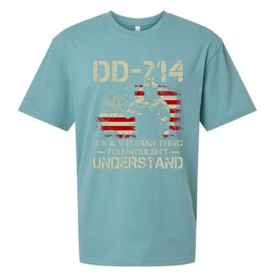 DD 214 Its A Veteran Thing You Wouldnt Understand DD 214 Sueded Cloud Jersey T-Shirt