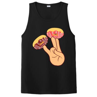 Donut 2 In The Pink 1 In The Stink Funny Dirty Joke Doughnut PosiCharge Competitor Tank