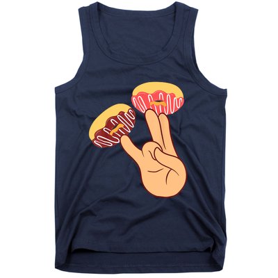 Donut 2 In The Pink 1 In The Stink Funny Dirty Joke Doughnut Tank Top