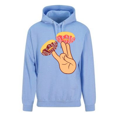 Donut 2 In The Pink 1 In The Stink Funny Dirty Joke Doughnut Unisex Surf Hoodie