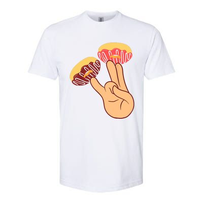 Donut 2 In The Pink 1 In The Stink Funny Dirty Joke Doughnut Softstyle CVC T-Shirt