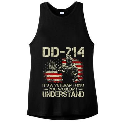 Dd 214 ItS A Veteran Thing You WouldnT Understand Dd 214 Ladies PosiCharge Tri-Blend Wicking Tank