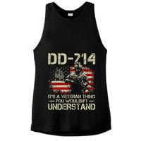 Dd 214 ItS A Veteran Thing You WouldnT Understand Dd 214 Ladies PosiCharge Tri-Blend Wicking Tank