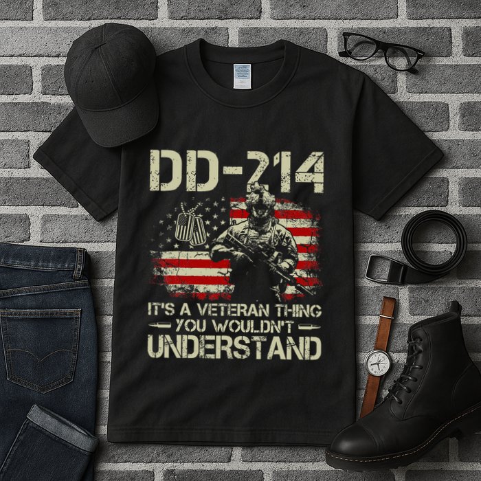 Dd 214 ItS A Veteran Thing You WouldnT Understand Dd 214 Tall T-Shirt