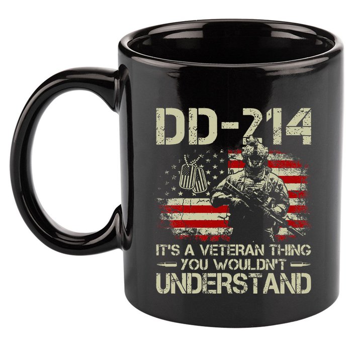 Dd 214 ItS A Veteran Thing You WouldnT Understand Dd 214 11oz C Handle Ceramic Mug