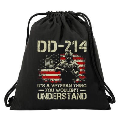 Dd 214 ItS A Veteran Thing You WouldnT Understand Dd 214 Drawstring Bag