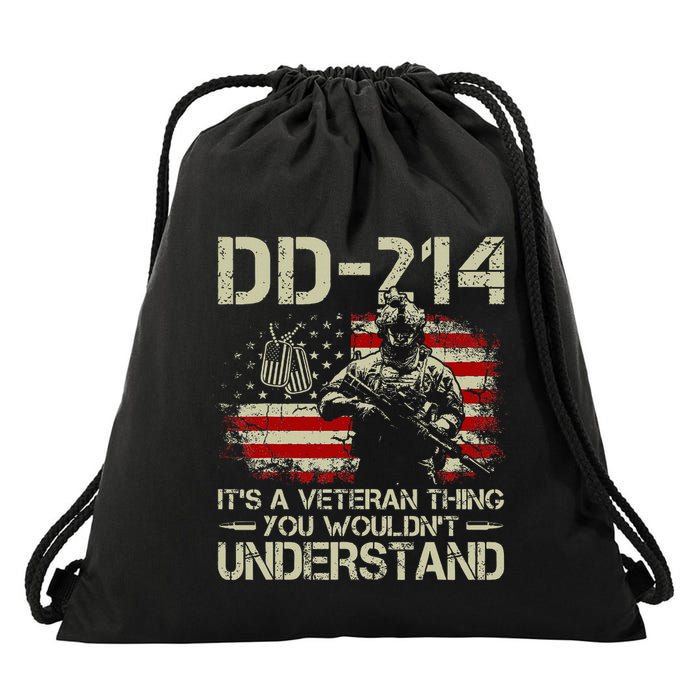 Dd 214 ItS A Veteran Thing You WouldnT Understand Dd 214 Drawstring Bag