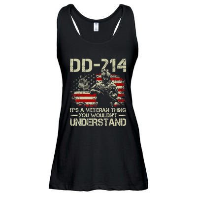 Dd 214 ItS A Veteran Thing You WouldnT Understand Dd 214 Ladies Essential Flowy Tank