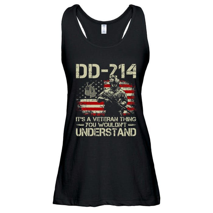 Dd 214 ItS A Veteran Thing You WouldnT Understand Dd 214 Ladies Essential Flowy Tank