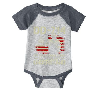 Dd 214 ItS A Veteran Thing You WouldnT Understand Dd 214 Infant Baby Jersey Bodysuit