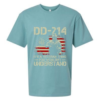 Dd 214 ItS A Veteran Thing You WouldnT Understand Dd 214 Sueded Cloud Jersey T-Shirt