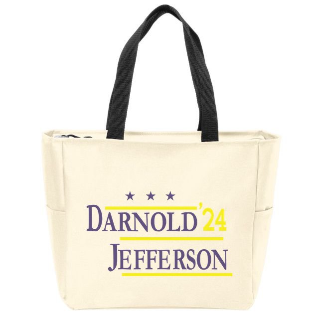 Darnold 24 Jefferson Zip Tote Bag