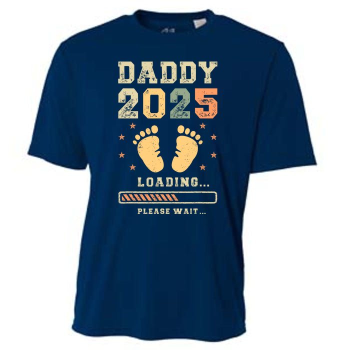 Daddy 2025 Loading Baby Announcement Expecting Dad To Be Cooling Performance Crew T-Shirt