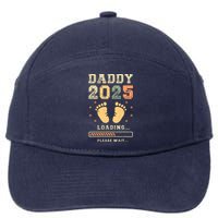 Daddy 2025 Loading Baby Announcement Expecting Dad To Be 7-Panel Snapback Hat