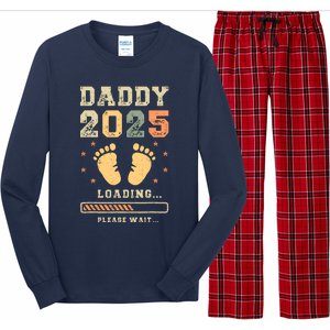 Daddy 2025 Loading Baby Announcement Expecting Dad To Be Long Sleeve Pajama Set