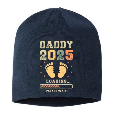 Daddy 2025 Loading Baby Announcement Expecting Dad To Be Sustainable Beanie