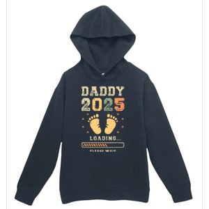 Daddy 2025 Loading Baby Announcement Expecting Dad To Be Urban Pullover Hoodie