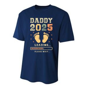 Daddy 2025 Loading Baby Announcement Expecting Dad To Be Performance Sprint T-Shirt