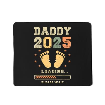 Daddy 2025 Loading Baby Announcement Expecting Dad To Be Mousepad
