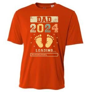 Dad 2024 Loading Fatherhood Future Dad Cooling Performance Crew T-Shirt