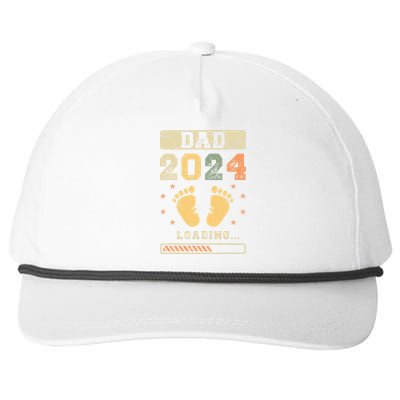 Dad 2024 Loading Fatherhood Future Dad Snapback Five-Panel Rope Hat