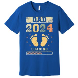 Dad 2024 Loading Fatherhood Future Dad Premium T-Shirt