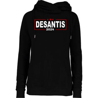 Desantis 2024 Make America Florida Election Womens Funnel Neck Pullover Hood