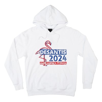 DESANTIS 2024, Make America Florida, American Flamingo Hoodie