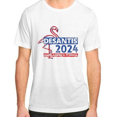 DESANTIS 2024, Make America Florida, American Flamingo Adult ChromaSoft Performance T-Shirt