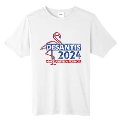 DESANTIS 2024, Make America Florida, American Flamingo Tall Fusion ChromaSoft Performance T-Shirt