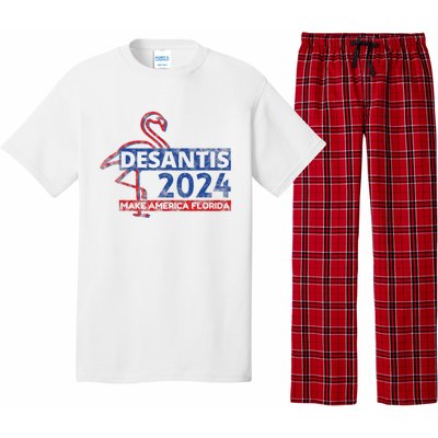 DESANTIS 2024, Make America Florida, American Flamingo Pajama Set