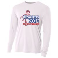 DESANTIS 2024, Make America Florida, American Flamingo Cooling Performance Long Sleeve Crew