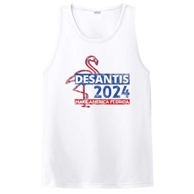 DESANTIS 2024, Make America Florida, American Flamingo PosiCharge Competitor Tank