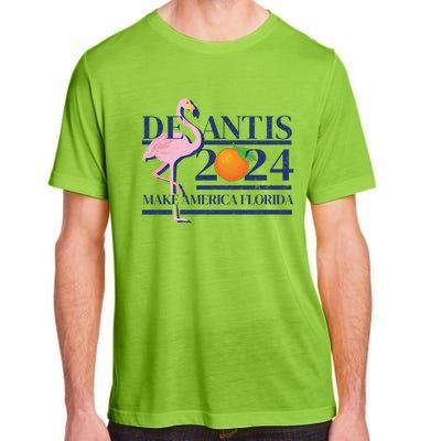 Desantis 2024 Make America Florida Flamingo Election Cute Gift Adult ChromaSoft Performance T-Shirt