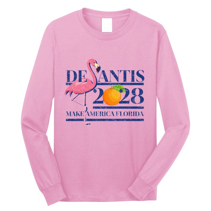 Desantis 2028 Make America Florida Ron Desantis 48 Long Sleeve Shirt
