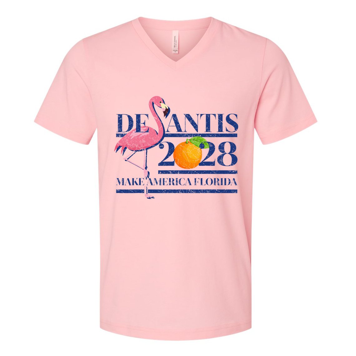 Desantis 2028 Make America Florida Ron Desantis 48 V-Neck T-Shirt