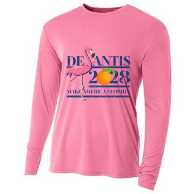 Desantis 2028 Make America Florida Ron Desantis 48 Cooling Performance Long Sleeve Crew