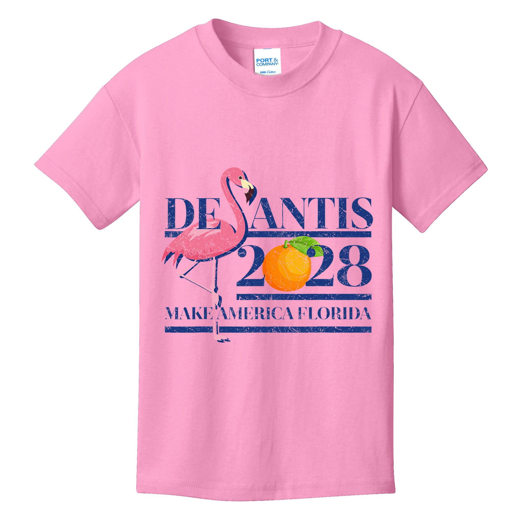 Desantis 2028 Make America Florida Ron Desantis 48 Kids T-Shirt