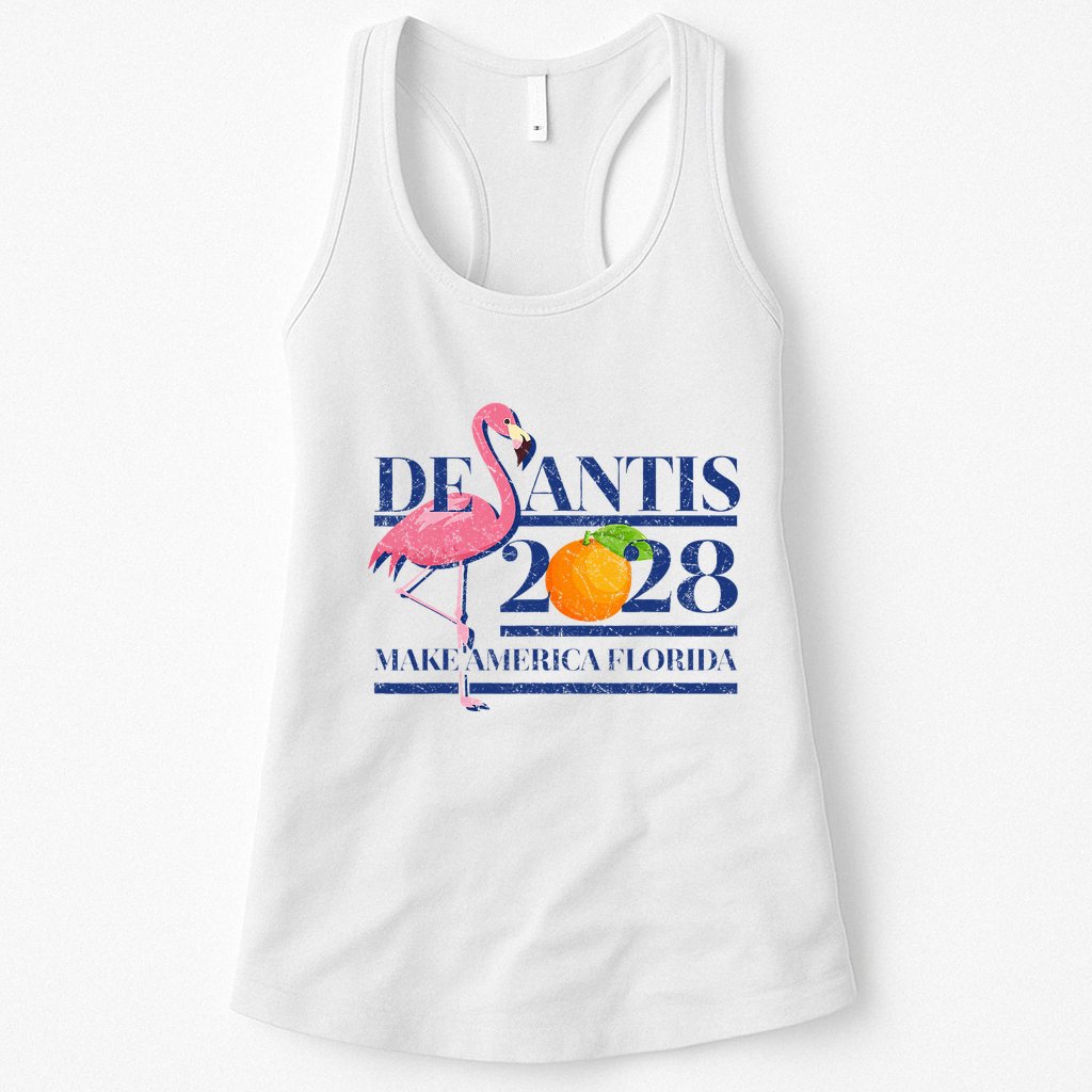 Desantis 2028 Make America Florida Ron Desantis 48 Womens Tank Top