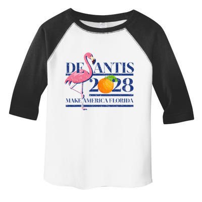 Desantis 2028 Make America Florida Ron Desantis 48 Toddler Fine Jersey T-Shirt