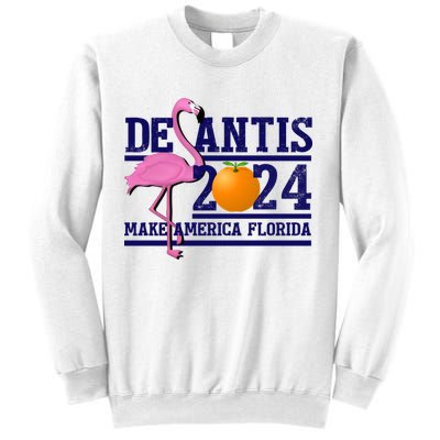DeSantis 2024 Make America Florida Flamingo Election Sweatshirt