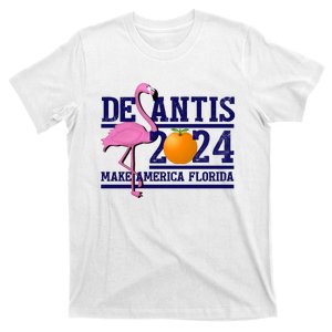 DeSantis 2024 Make America Florida Flamingo Election T-Shirt