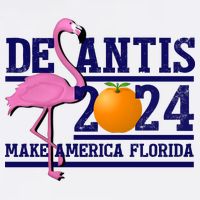 DeSantis 2024 Make America Florida Flamingo Election Flatbill Hat