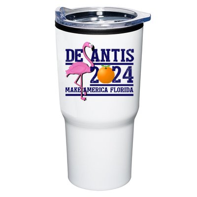 DeSantis 2024 Make America Florida Flamingo Election Tumbler